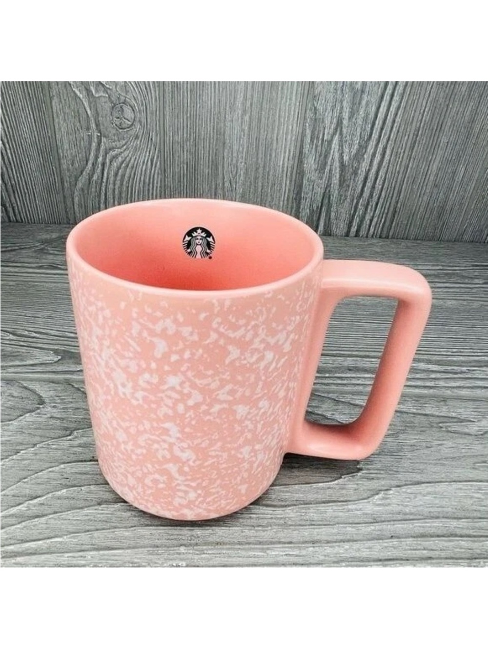 Starbucks Textured/Speckled Pink Coffee Mug/Cup 2019 Matte 12oz Valentine’s Day